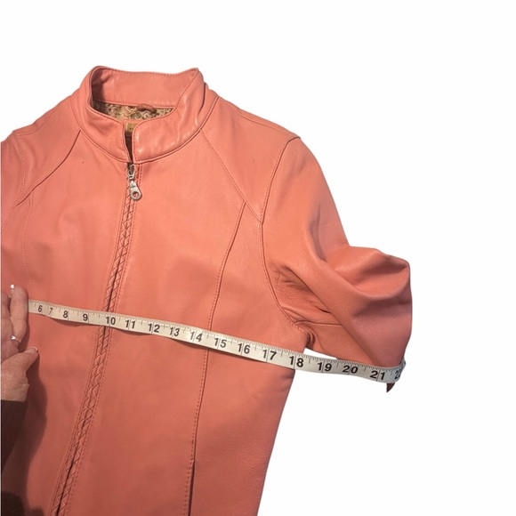 Wilson’s Leather Maxima Coral Color Jacket Sz Medium - Picture 13 of 15